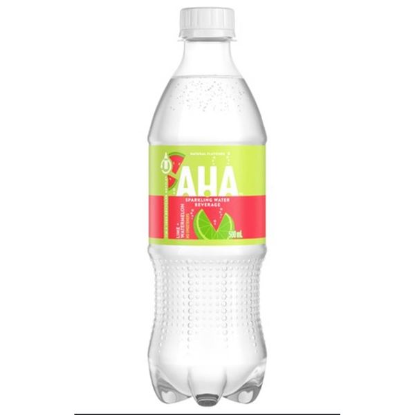 AHA Watermelon Lime Sparkling Water 24 Pack
