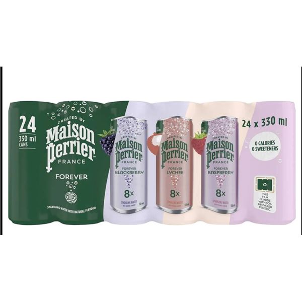 Maison Perrier Flavored Sparkling Water "23 x 330ml"