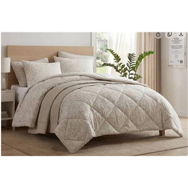 Jennifer Adams Queen Bed in A Bag Comforter Set 6 Piece