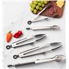 Image 1 : Prepworks Heads-Up Cooking Tongs Set