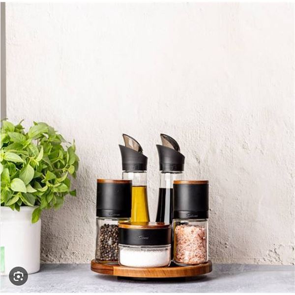 Trudeau 6-Piece Seasoning Station Set