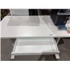 Image 4 : White Electric Adjustable Desk, 24" x 48"