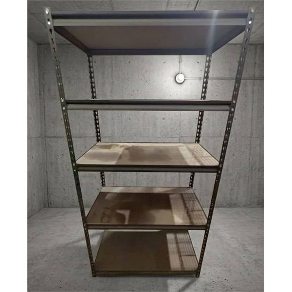 Metal Storage Shelving Unit 19" x 36" x 72"