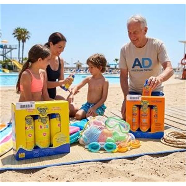 Banana Boat Sunscreen 2X3-Pack Lot ADULT & KIDS - 6X226ML