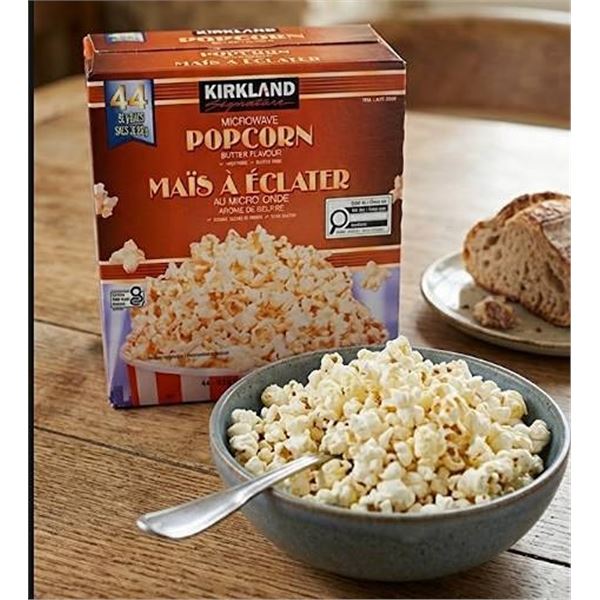 Kirkland Microwave Popcorn Butter Flavor 44x