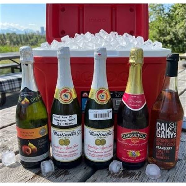 Lot Non-Alcoholic Sparkling Juices