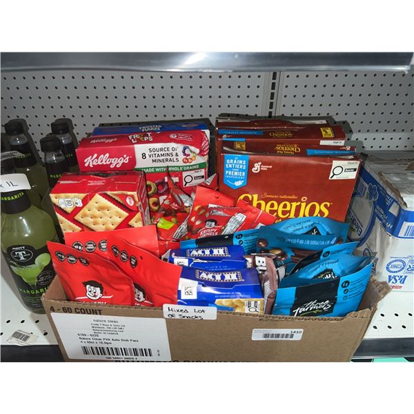 Boxed and Packaged Snacks Lot