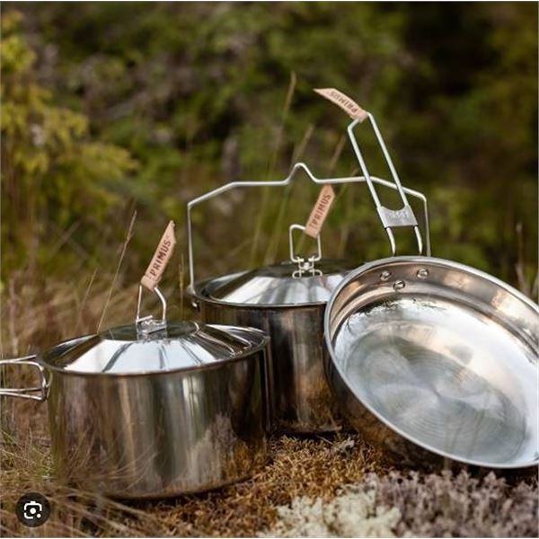 Primus Campfire Cookset Small Stainless Steel
