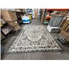 Image 2 : Gray and White Patterned Area Rug