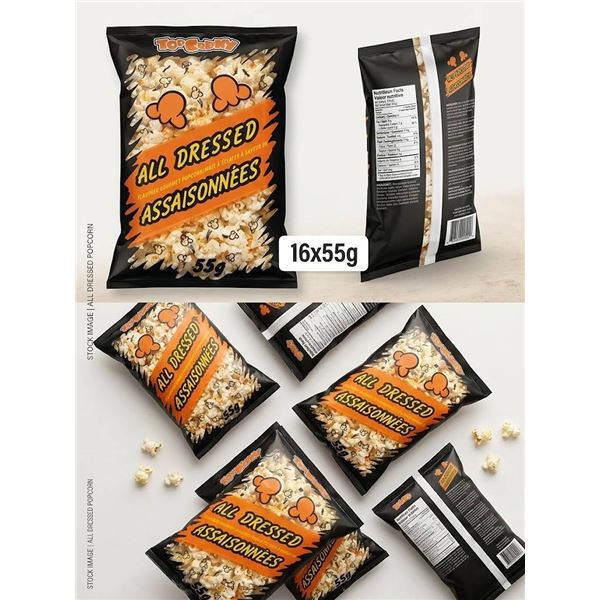 All Dressed Popcorn 16 x 55g Bags