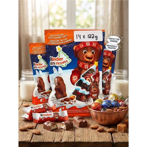 Kinder Mini Friends Milk Chocolate 14x122g