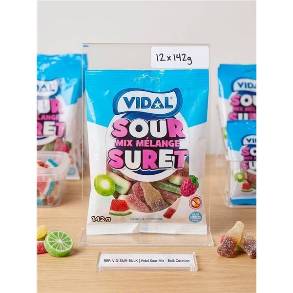 Vidal Sour Mix MÃ©lange Suret 12x142g Bag