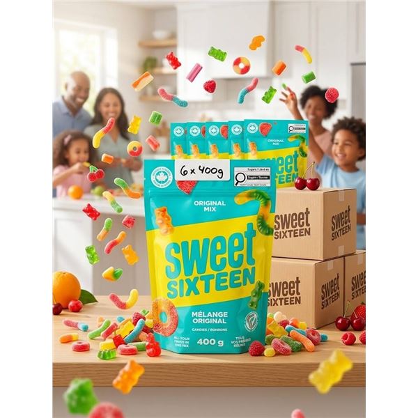 Sweet Sixteen Original Mix Candies 6 x 400g