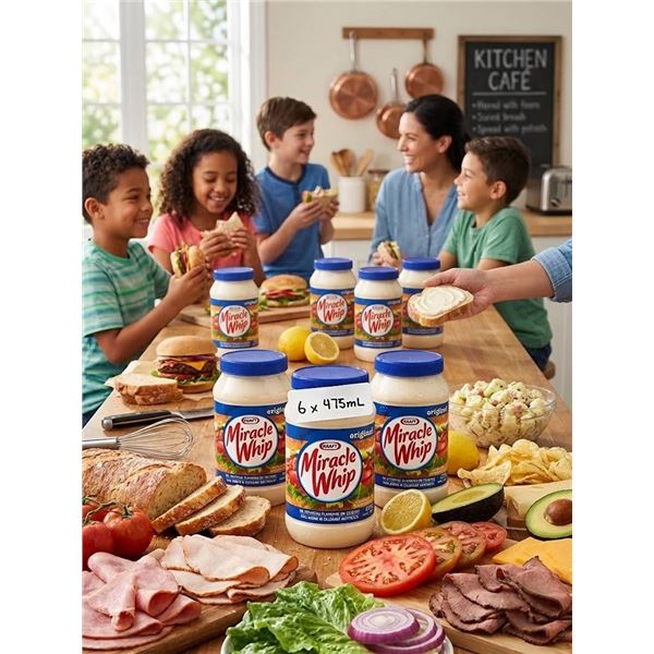 Kraft Miracle Whip Original 6 x 475mL