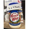 Image 2 : Kraft Miracle Whip Original 6 x 475mL