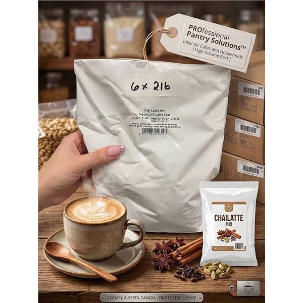 Chai Latte Mix 6-Pack, 216g Each