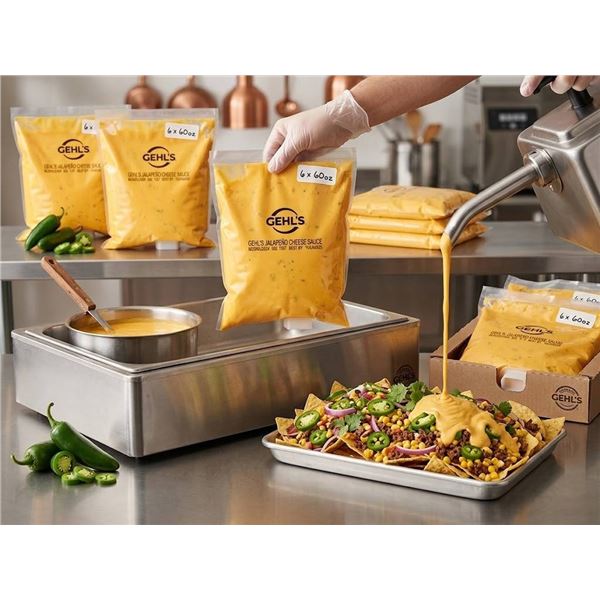Gehl's Jalapeno Cheese Sauce 6x60oz