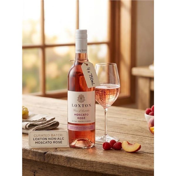 Loxton Moscato RosÃ© 4x750ml Bottles