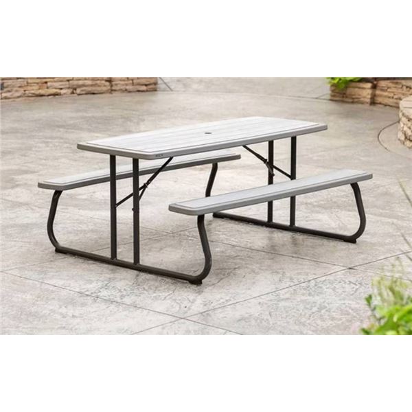 Lifetime Polywood Picnic Table Top & Benches