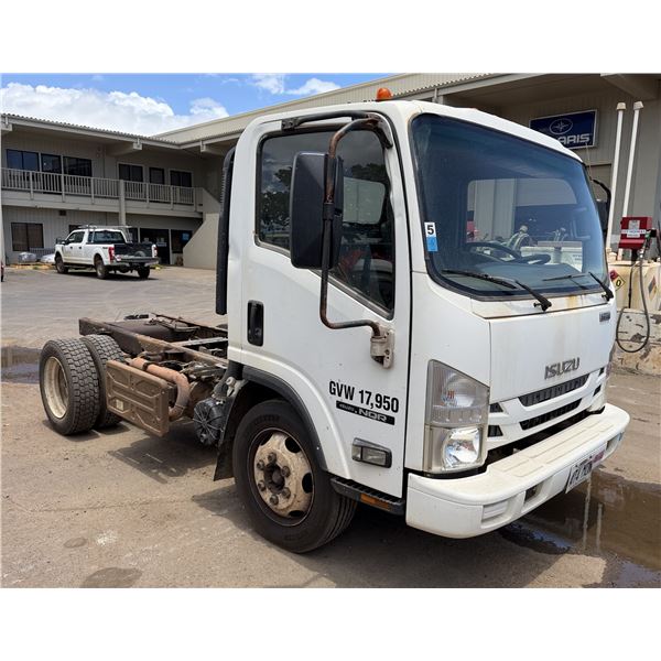 2018 Isuzu Truck Chassis, Lic. 474MDN, 113705 Miles (Starts & Runs - See Video)