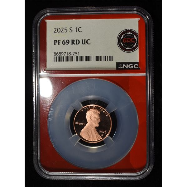 2025-S SHIELD CENT NGC PF69 RD UC