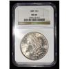 Image 1 : 1889 MORGAN DOLLAR NGC MS-64