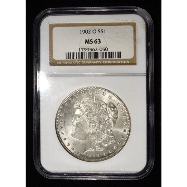 1902-O MORGAN DOLLAR NGC MS-63