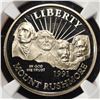 Image 2 : 1991-S 50C COMMEM MOUNT RUSHMORE NGC PF70 UCAM