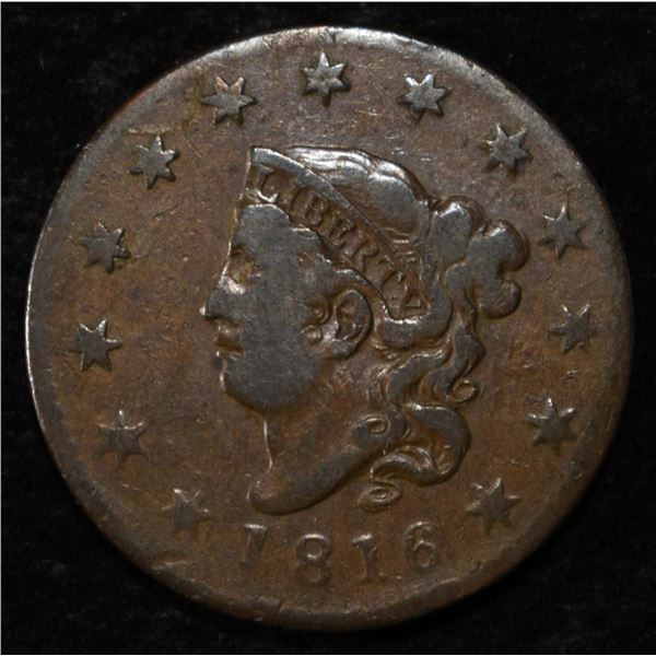 1816 LARGE CENT VG