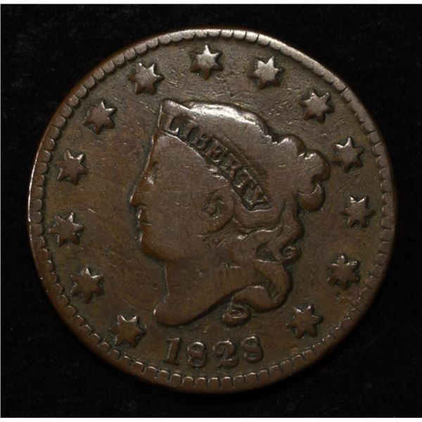 1828 LARGE CENT VG