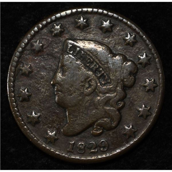 1829 LARGE CENT VG