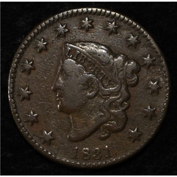 1831 LARGE CENT VF