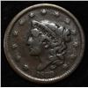 Image 1 : 1839 HEAD OF 38 LARGE CENT FINE