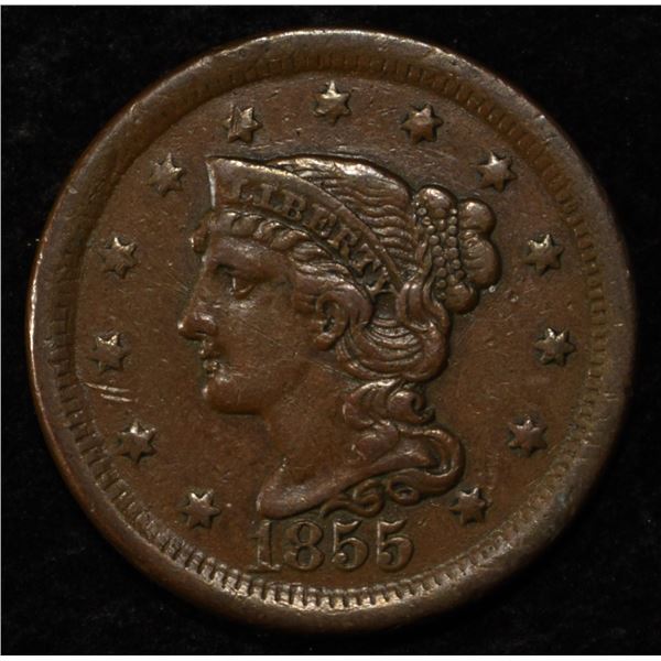 1855 LARGE CENT AU