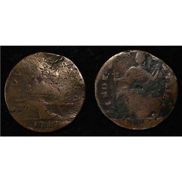 NEW JERSEY & CONNECTICUT COLONIAL COINS