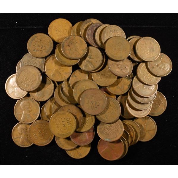 (76) WHEAT CENTS FROM THE 20'S