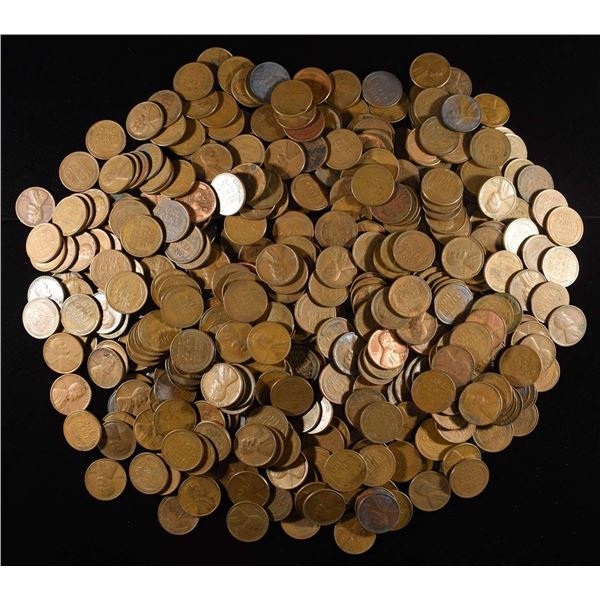 (500) 40'S & 50'S WHEAT CENTS