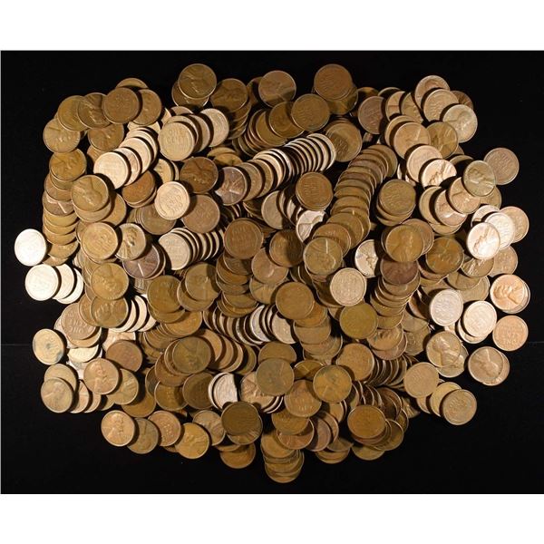 (500) WHEAT CENTS: MIXED DATES