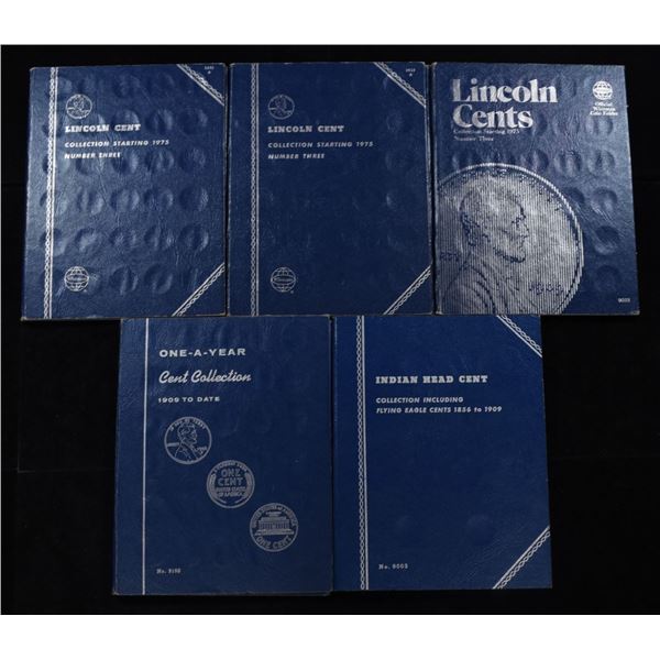 INDIAN & (4) LINCOLN CENTS COLLECTION