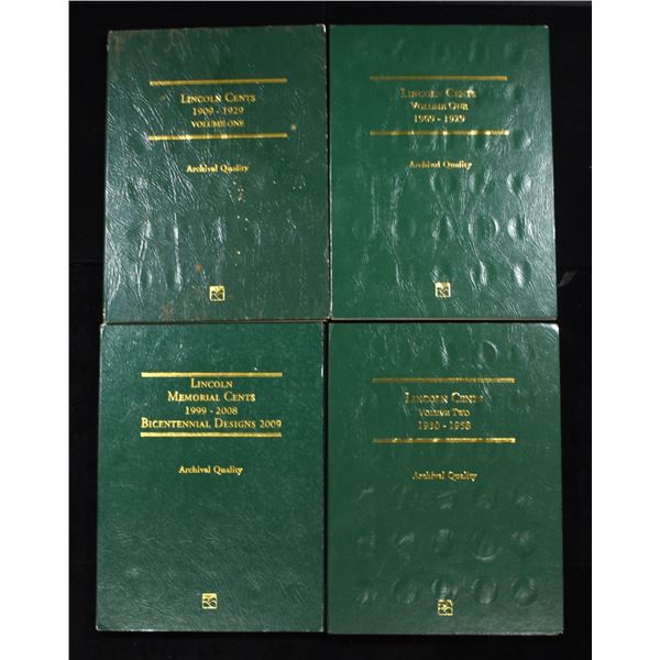 (4) LINCOLN CENT COLLECTIONS
