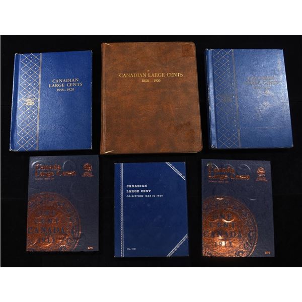 (6) CANADIAN LARGE CENTS COLLECTIONS