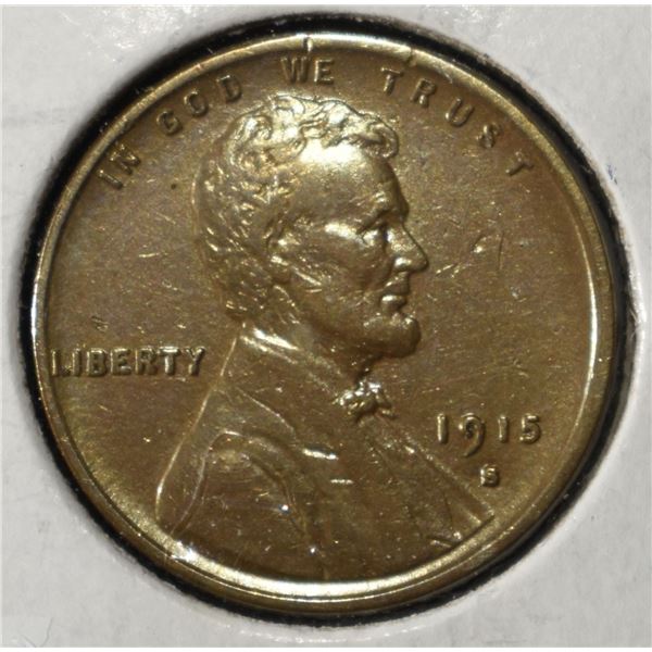 1915-S WHEAT CENT XF