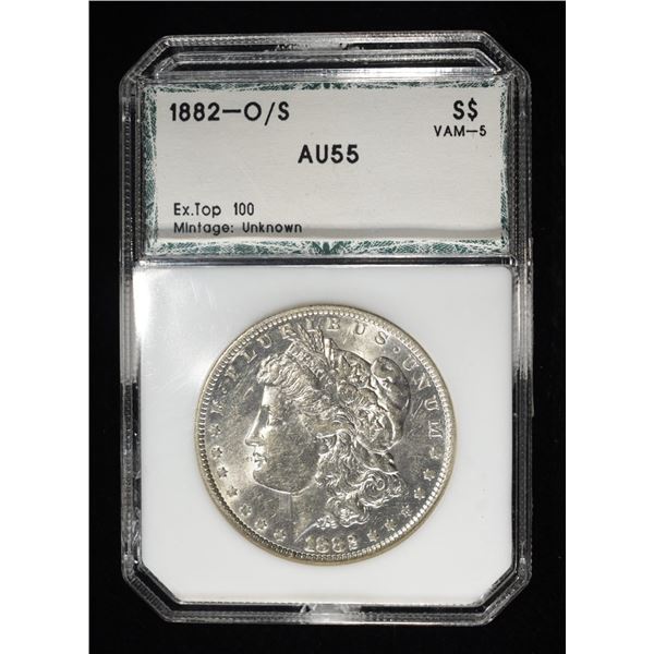 1882-O/S MORGAN DOLLAR PCI CH AU