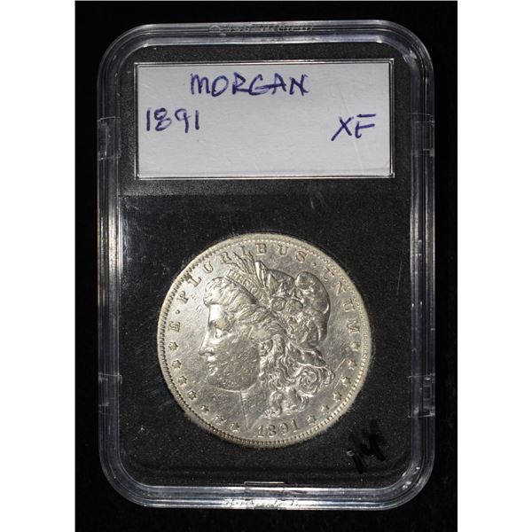 1891 MORGAN DOLLAR XF