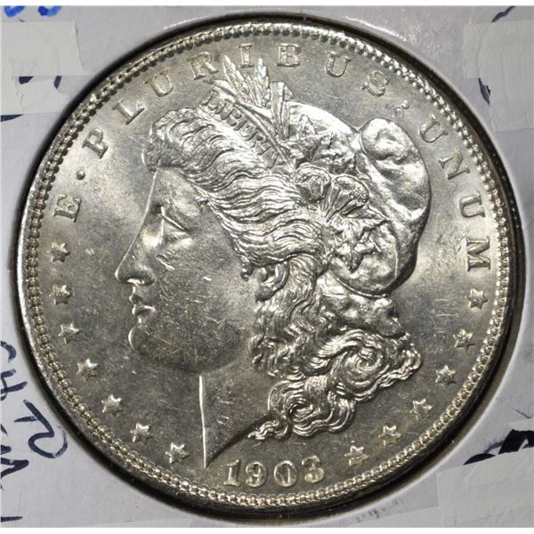 1903 MORGAN DOLLAR CH TO GEM BU