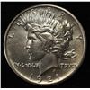Image 1 : 1921 PEACE DOLLAR CH BU GREAT STRIKE