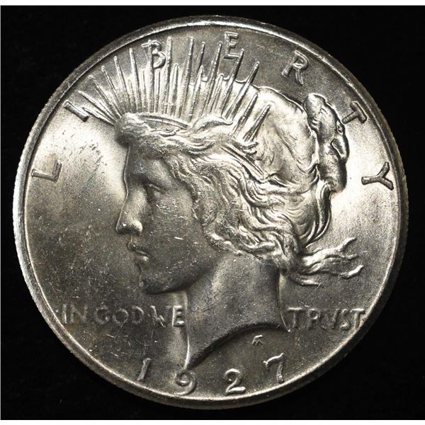 1927 PEACE DOLLAR BU