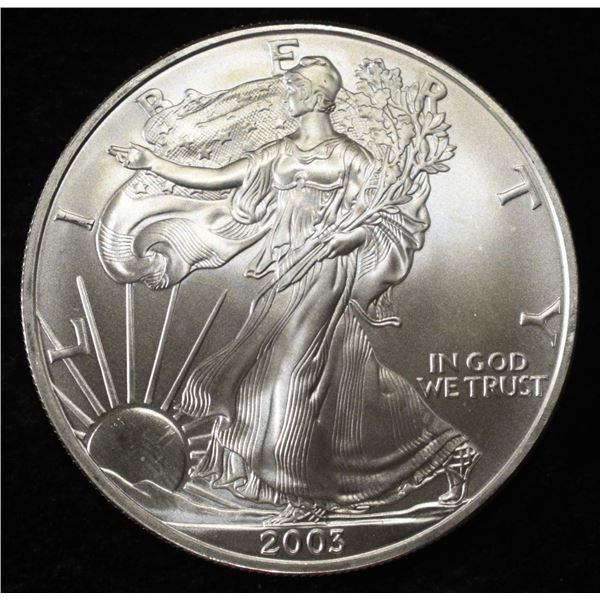 2003 AMERICAN SILVER EAGLE