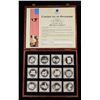 Image 1 : (12) LIBERIA $20 HISTORY OF AMERICA .999 SILVER