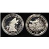 Image 3 : (12) LIBERIA $20 HISTORY OF AMERICA .999 SILVER